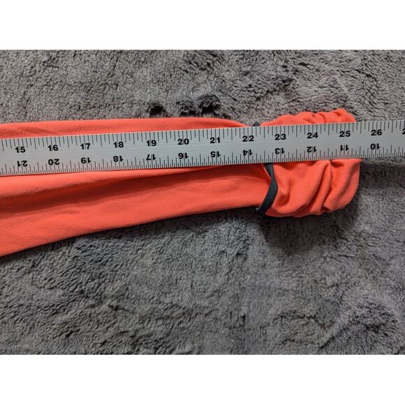 Nike Running Long Sleeve Hooded Shirt Women's Size XS Orange Dri Fit - Picture 9 of 14